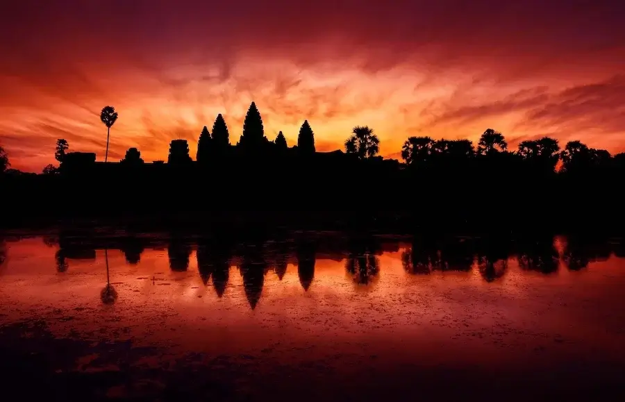 angkor wat at sunrise