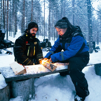 Finland: Northern Lights & Snowmobiles | Solo Travel Finland | Flash Pack